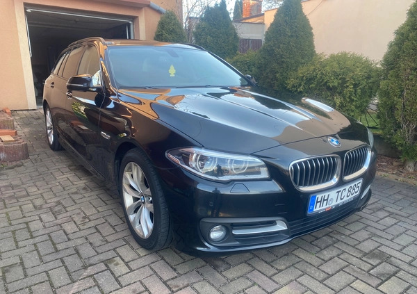 BMW Seria 5 cena 62500 przebieg: 247000, rok produkcji 2015 z Pieńsk małe 529